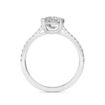 14K 1.69ct Lab Grown Diamond Cushion Cut Solitaire Engagement Ring