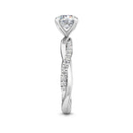 14K 1.18ct Lab Grown Diamond Round Cut Solitaire Engagement Ring