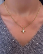 14K 0.5ct Natural Diamond Pendant