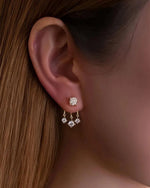 14K 2.4ct Natural Diamond Drop Earrings