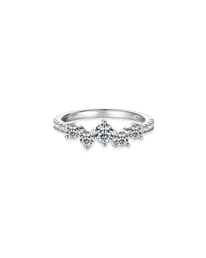 14K 0.7ct Lab Grown Diamond Cluster Ring