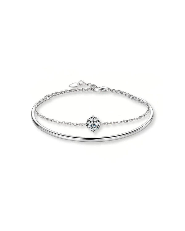 14K 1ct Lab Grown Diamond Bracelet