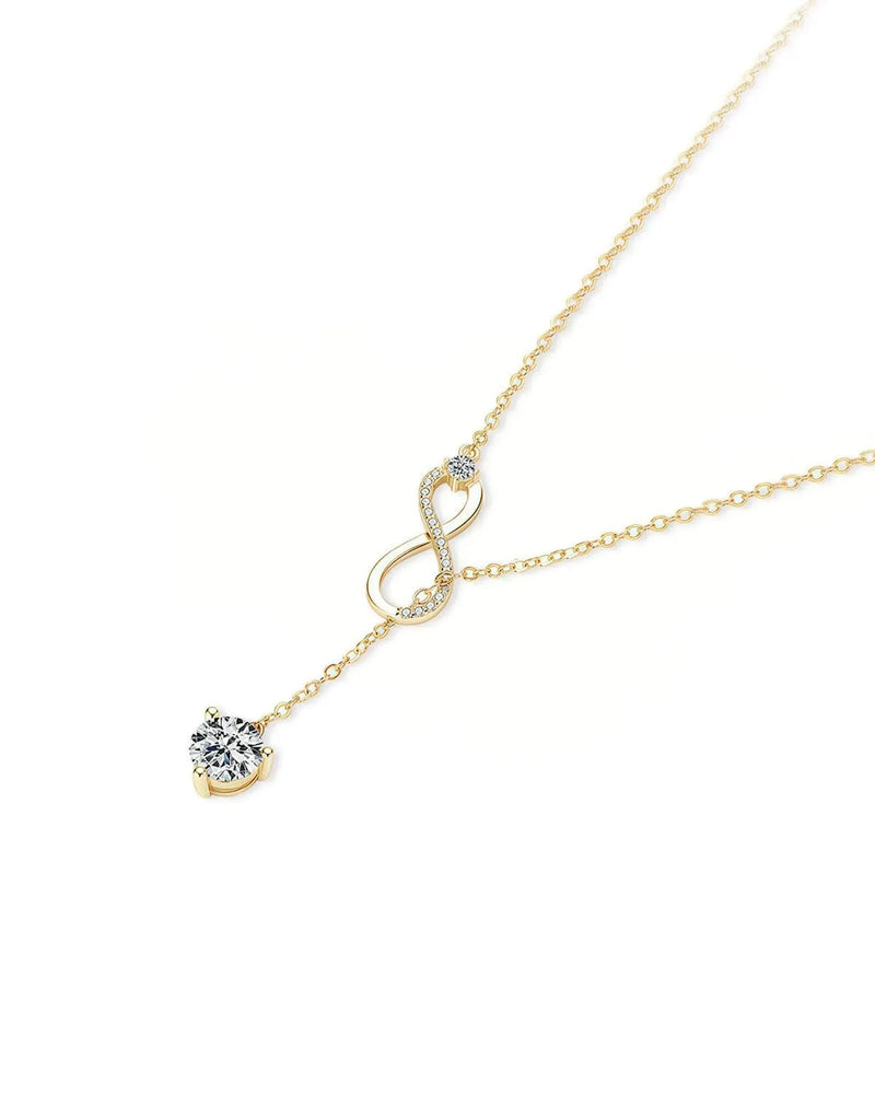 14K Natural Diamond Solitaire Pendant