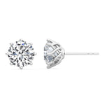 14K 2ct Lab Grown Diamond Round Brilliant Cut Stud Earrings