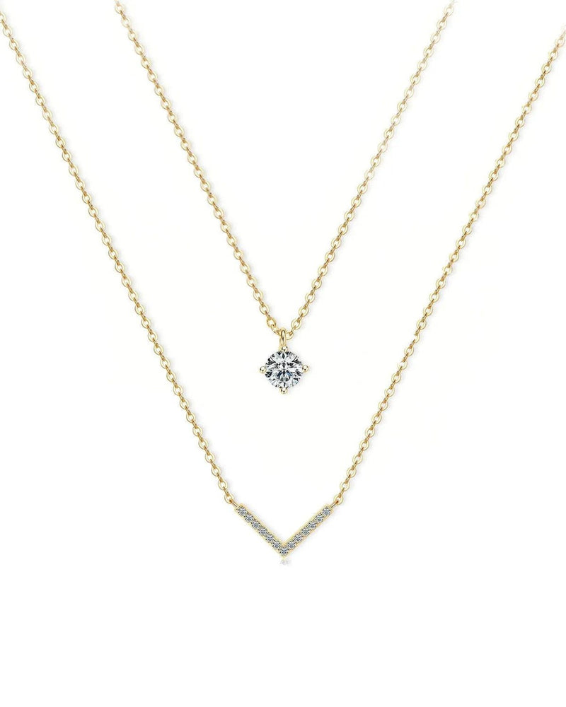 14K 0.5ct Lab Grown Diamond Solitaire Necklace