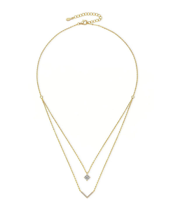 14K 0.5ct Natural Diamond Solitaire Necklace