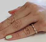 14K 0.38ct Natural Diamond Round Cut Eternity Band
