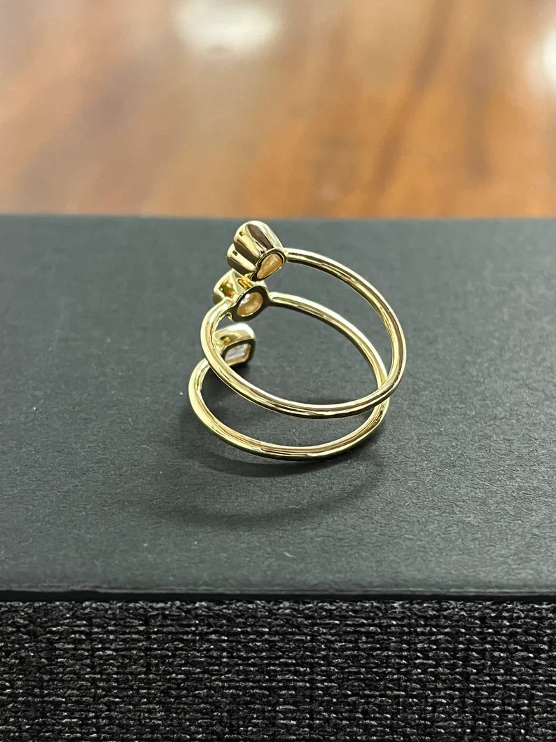 14K Lab Grown Diamond Round Cut Ring