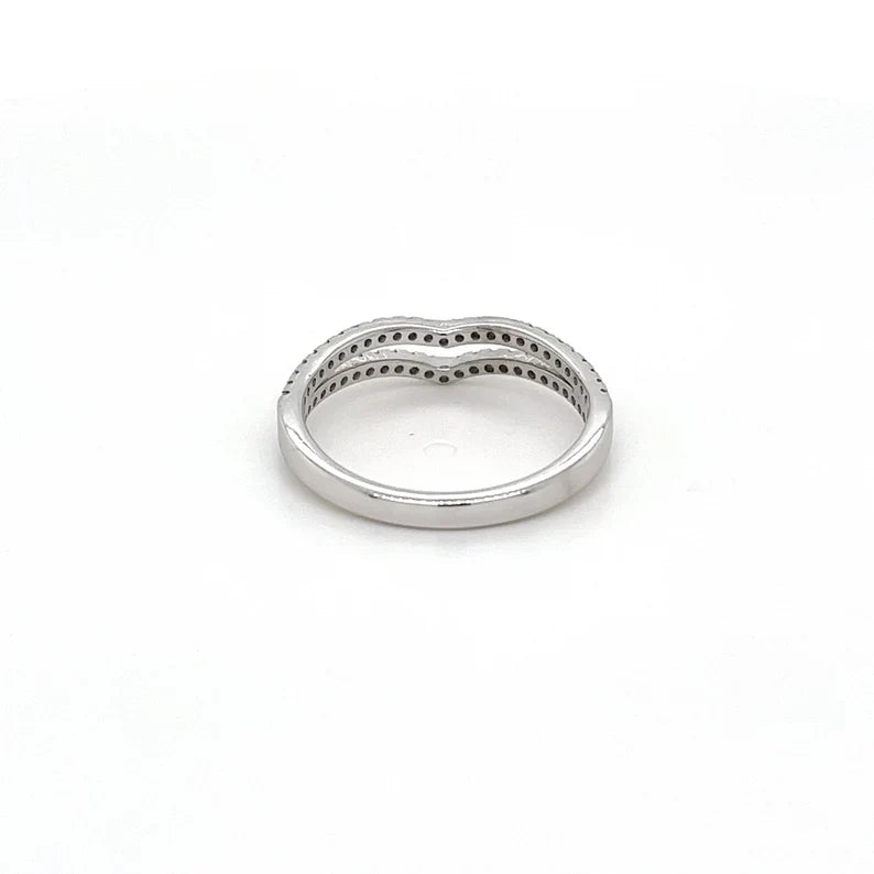 14K 0.27ct Lab Grown Diamond Stacking Ring
