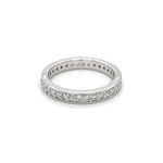 14K 0.75ct Natural Diamond Round Cut Eternity Wedding Band