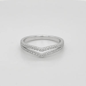 14K 0.27ct Natural Diamond Stacking Ring