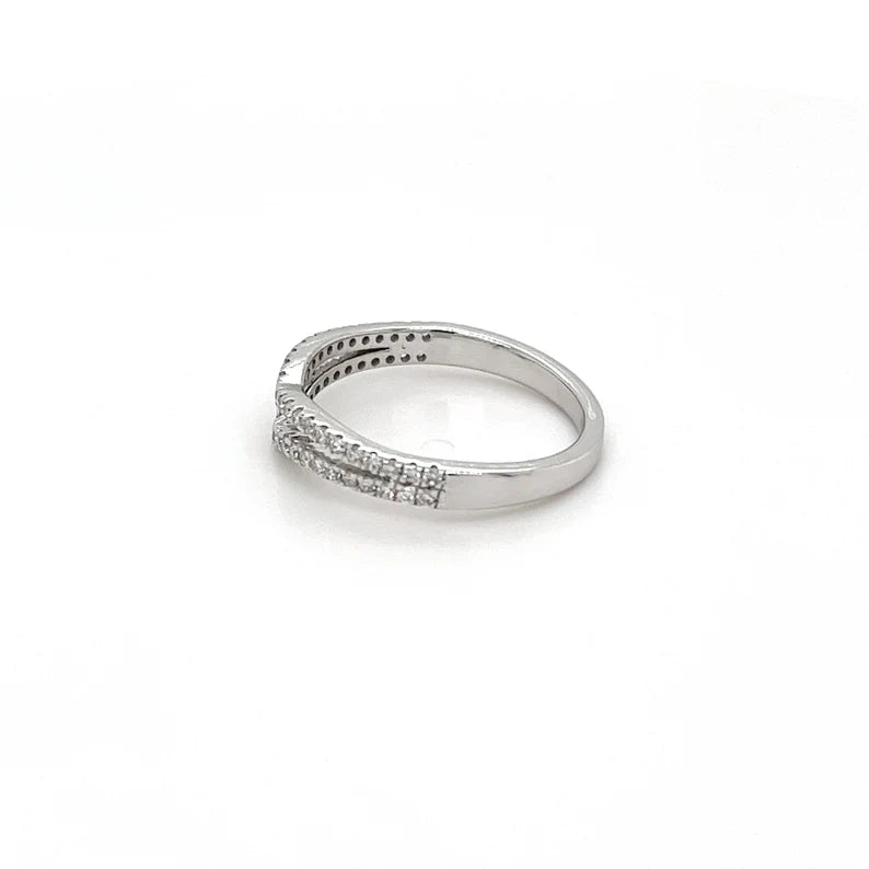 14K 0.27ct Lab Grown Diamond Stacking Ring