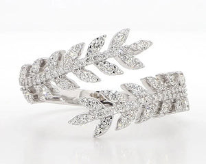 14K 0.61ct Lab Grown Diamond Round Cut Ring