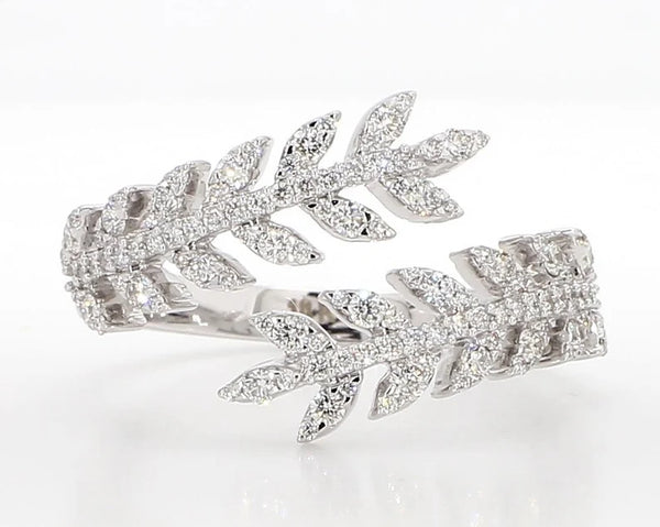18K Solid Gold Round Lab Grown Diamond 0.61 Carat Band | Riyanika Jewels