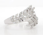 18K Solid Gold Round Lab Grown Diamond 0.61 Carat Band - Close Up | Riyanika Jewels