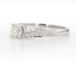 14K 0.71ct Lab Grown Diamond Round Cut Engagement Ring