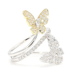 18K Solid Gold Marquise Lab Grown Diamond 0.88 Carat Cocktail Ring - Close Up | Riyanika Jewels