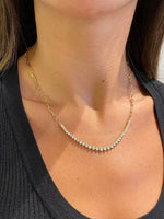 14K Lab Grown Diamond Round Cut Choker