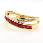 14K 1.14ct Lab Grown Diamond Princess Cut Cocktail Ring