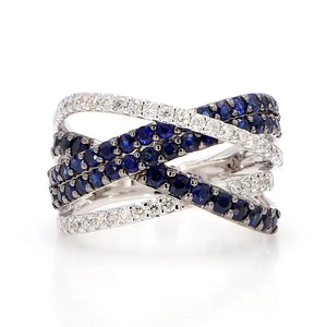 14K 2.1ct Lab Grown Diamond Round Cut Cocktail Ring
