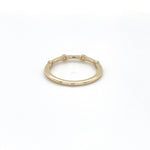 18K Solid Gold 0.20 CT Stackable Natural Diamond Ring - Detail | Riyanika Jewels