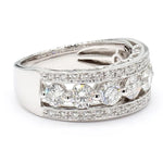 14K 1.69ct Lab Grown Diamond Round Cut Cocktail Band