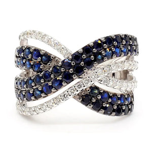 14K 2.42ct Lab Grown Diamond Round Cut Cocktail Ring