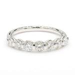14K 0.81ct Lab Grown Diamond Round Cut Wedding Band