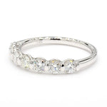 14K 0.81ct Lab Grown Diamond Round Cut Wedding Band