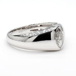 14K 0.62ct Lab Grown Diamond Marquise Cut Cocktail Band