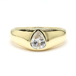 14K 0.52ct Lab Grown Diamond Pear Cut Cocktail Band