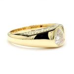 14K 0.52ct Lab Grown Diamond Pear Cut Cocktail Band
