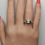 14K 0.52ct Lab Grown Diamond Pear Cut Cocktail Band