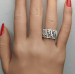 14K 0.68ct Lab Grown Diamond Baguette Cut Cocktail Ring