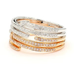 14K 0.5ct Lab Grown Diamond Round Cut Cocktail Band