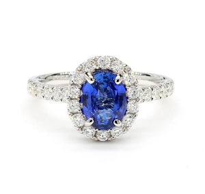 14K 2.07ct Lab Grown Diamond Oval Cut Cocktail Ring