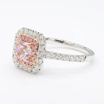 1.2ct Lab Grown Diamond Radiant Cut Cocktail Ring in 18K Solid Gold | Riyanika