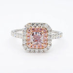 1.2ct Lab Grown Diamond Radiant Cut Cocktail Ring in 18K Solid Gold | Riyanika