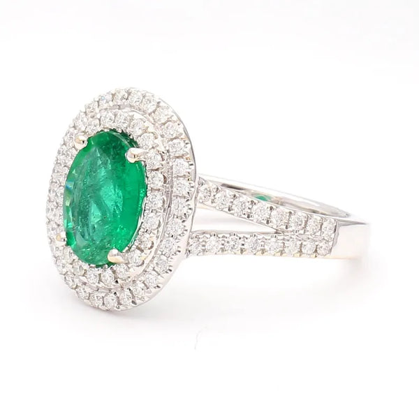 14K 2.18ct Lab Grown Diamond Oval Cut Cocktail Ring