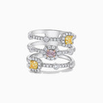 1.34ct Lab Grown Diamond Oval Cut Cocktail Ring in 18K Solid Gold | Riyanika