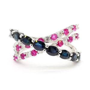 14K 2.84ct Lab Grown Diamond Oval Cut Cocktail Band