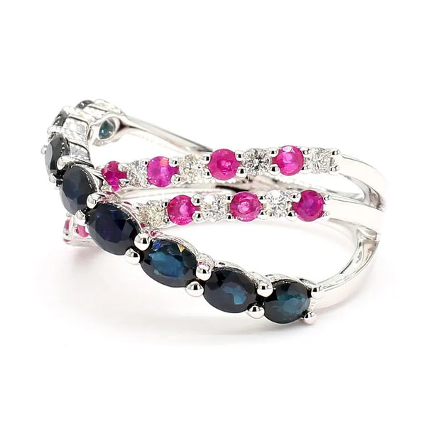 14K 2.84ct Lab Grown Diamond Oval Cut Cocktail Band