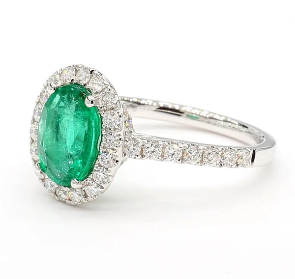 14K 2.46ct Lab Grown Diamond Oval Cut Cocktail Ring