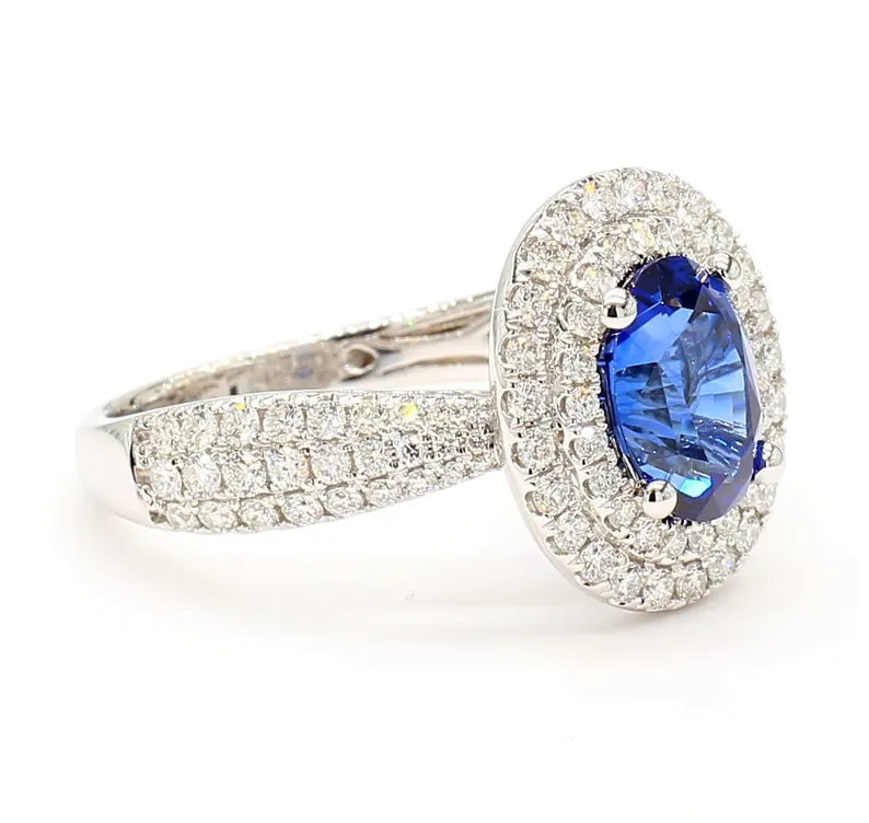 14K 2.81ct Lab Grown Diamond Oval Cut Cocktail Ring