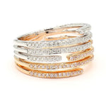 14K 0.5ct Lab Grown Diamond Round Cut Cocktail Band