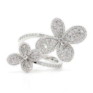 14K 1.76ct Lab Grown Diamond Round Cut Cocktail Ring