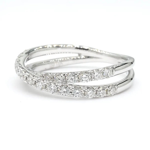 14K 0.69ct Lab Grown Diamond Round Cut Cocktail Band