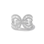 14K 1.8ct Lab Grown Diamond Baguette Cut Ring
