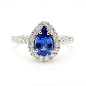 14K 1.92ct Lab Grown Diamond Pear Cut Cocktail Ring
