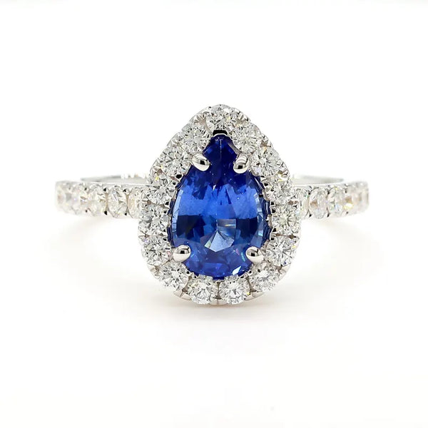 14K 1.92ct Lab Grown Diamond Pear Cut Cocktail Ring